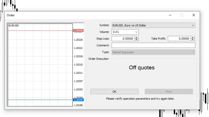 Off Quote คืออะไร (Requote) ใน MT4 Forex - Forexduck