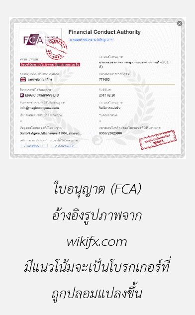 3 ใบอนุญาต (FCA)