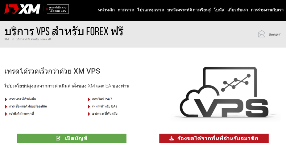 6 โบรกเกอร์ XM VPS ฟรี