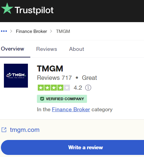 TMGM trustpilot